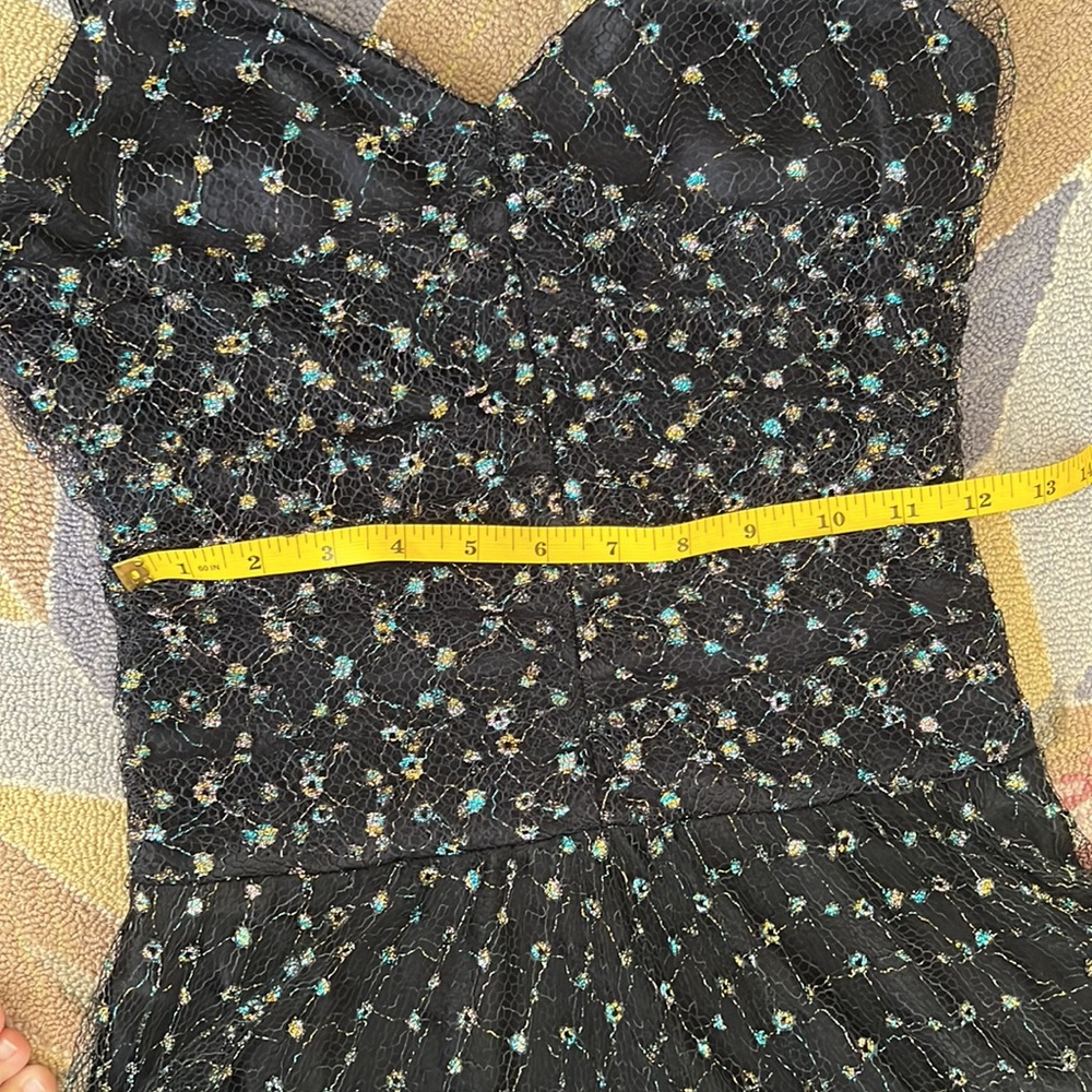 VINTAGE BETSEY JOHNSON BNWT NEW TULLE LACE PROM BARBIE MIDI DRESS XS S 0 2 4 - Picture 8 of 15